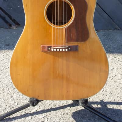 1950 National 1155 Dreadnought J-50 Gibson Body Acoustic Guitar - Natural image 3
