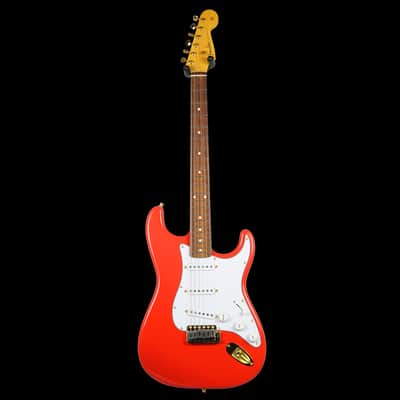 Fender 1987 MIJ Souichiro Yamauchi Stratocaster, Fiesta Red image 3