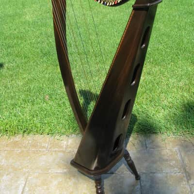 Beautiful Rare 34 String Aoyama 130-B Lever Harp Celtic Folk Instrument image 11