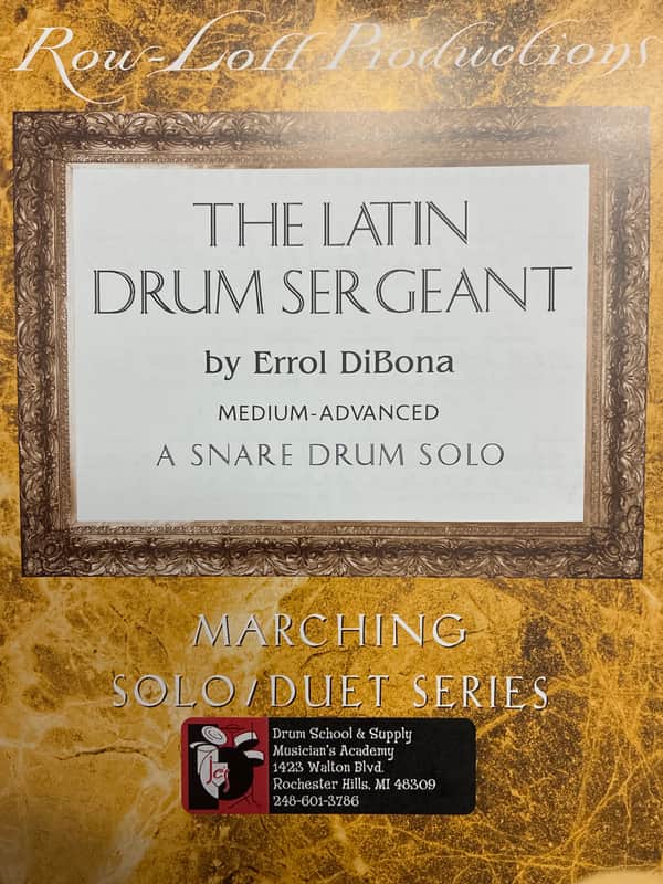 Rowloff Latin Drum Sergeant Snare Solo 2025 image 1