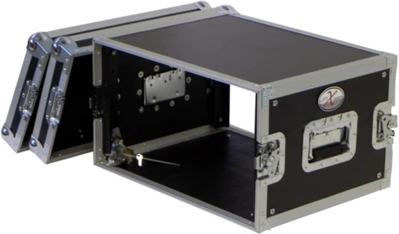 ProX X-6UE 6U Deluxe 14" Deep 19" Width Amp Effects Rack Flight Hard Case image 1