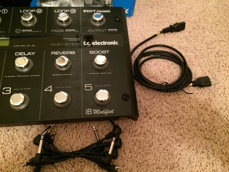 TC Electronic G System iB Modified Limited Edition Black | Reverb