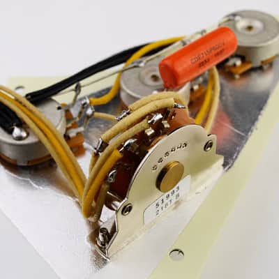 1954 Alnico 3 SSS Loaded ST Guitar Pickguard – Pre-Wired Single Coil Pickup Set, 11-Hole Strat Style Replacement image 6