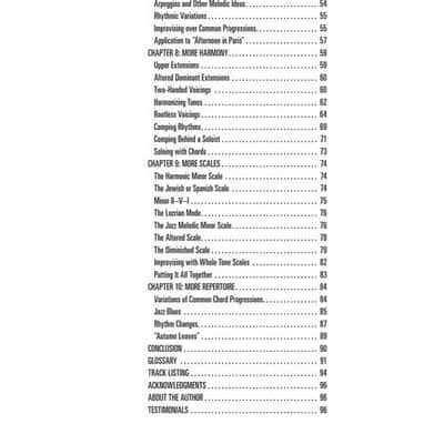 Hal Leonard Jazz Piano Method Book 1 image 3