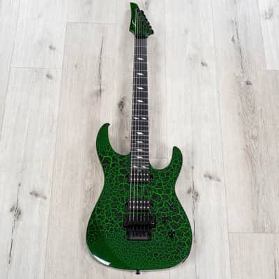Mint Legator N6FR Ninja Guitar, Ebony Fretboard, Floyd Rose Tremolo, Green Crackle image 3