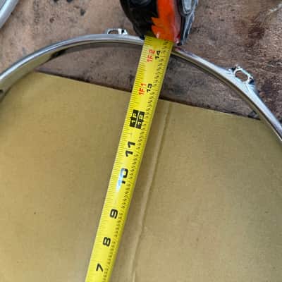 Pearl 14" 10 hole flanged hoop "super" hoop 2000s - Chrome image 3