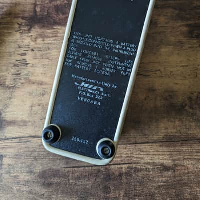 Vintage Jen Crybaby Super Wah pedal White Fasel inductor image 3