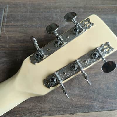 1970's Hamox Deluxe Japan F1501W Acoustic Guitar (White) | Reverb
