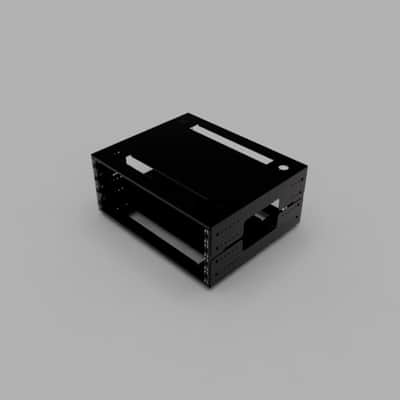 Freekie Audio 4U Slim Rack Case - RAL 9005 Jet Black image 2