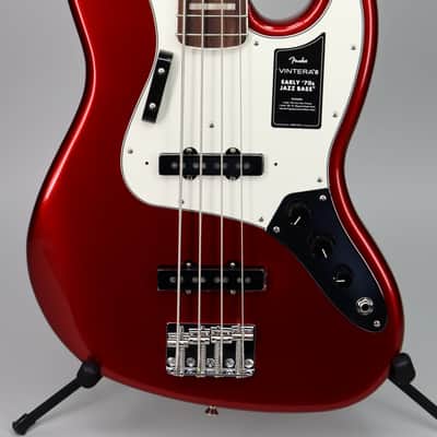 Fender Vintera III Early '70s Jazz Bass Candy Apple Red image 1