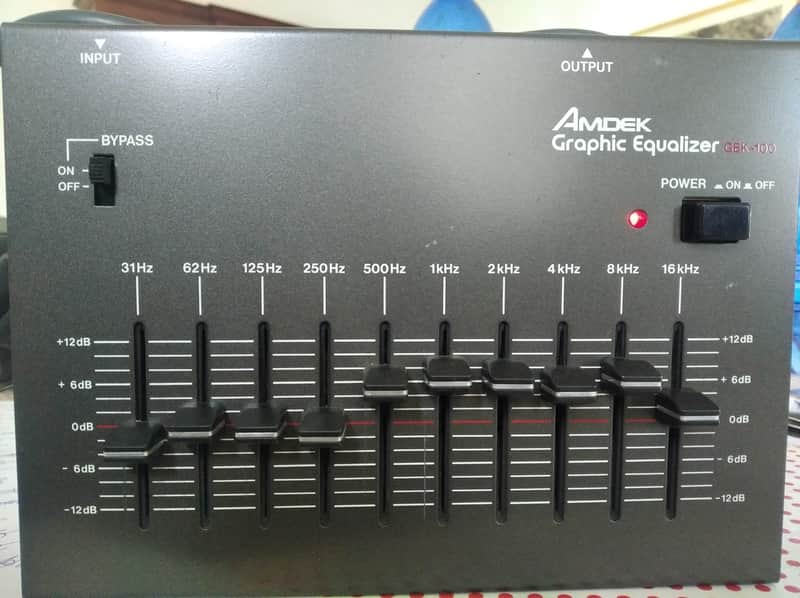 Amdek GEK-100 Roland ge 10 graphic equalizer pedal | Reverb