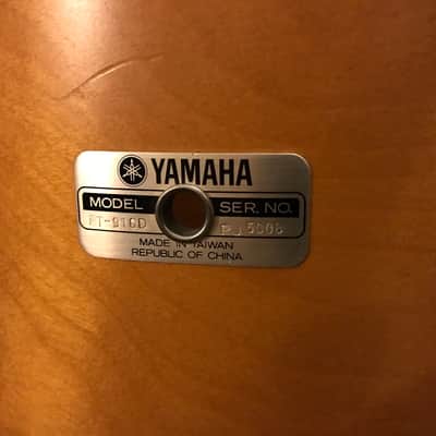 Vintage Yamaha 9000 Series Drum Set in Real Wood Satin - 14x22, 16x16 & 9x13  Pre-Recording Custom image 8