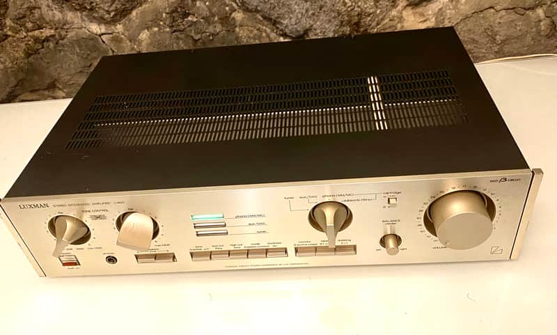 Vintage Champagne faced Luxman L-400 Stereo (55 WPC) | Reverb