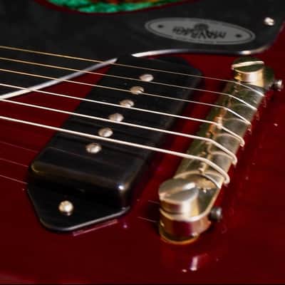Maybach Guitars Lester JR Single Cut Aged ( Limited Edition) Wine Red We ship worldwide image 8