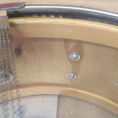 Raven Snare Drum 1960's Blue Sparkle w/Slingerland Snare Throw image 13