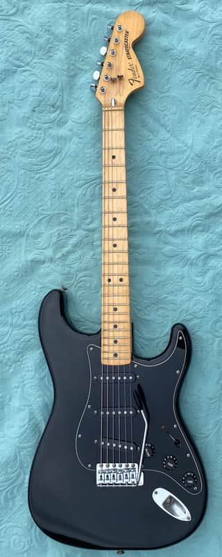 Immagine Fender Stratocaster 1979 - Black Maple Neck SUPER - 1
