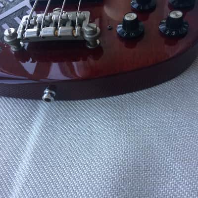 Greco EB-650 Bass 1987 Cherry Red image 5