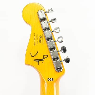 2018 Squier J Mascis Signature Jazzmaster Guitar – Vintage White – Gigbag image 7