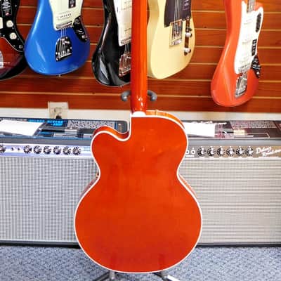 2025 Gretsch Nashville Hollowbody Electric Guitar w/ Case! Orange Stain! VERY NICE!!! image 5