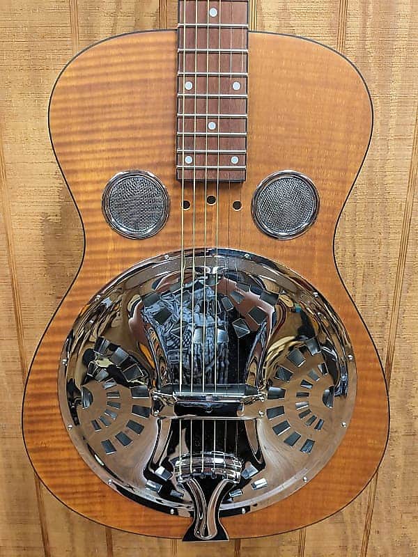 Dobro Hound Dog Deluxe Roundneck 2010s - Vintage Brown image 1