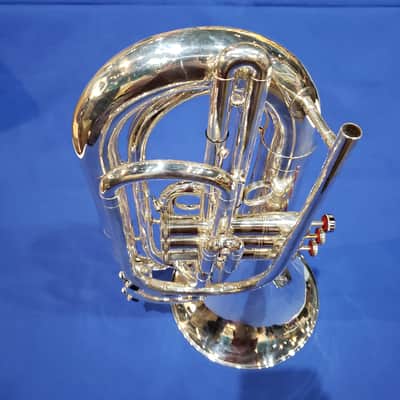 Kanstul Model 190 G Baritone Bugle - Silver Plated | Reverb