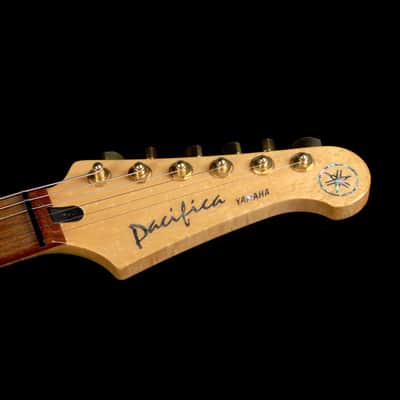 Used Yamaha Pacifica USA-2 Custom Electric Guitar Transparent Blue image 4