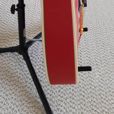 D'Angelico Deluxe EXL-1 Hollow Body Archtop 2010s - Matte Cherry image 10