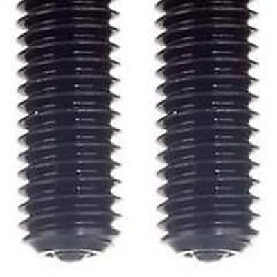 Ibanez 2LE2-B Locking Bridge Post Screw Stud Pair and Bar Edge Edge Pro Black image 3