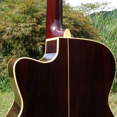2011 K Yairi WY-1SB Electric Acoustic Guitar with cutaway+Hard Case etc. image 8