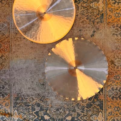 Unique Paiste ONE Of A KIND Custom Blue 2002 15" Sound Edge Hihats, 19" Crash, 20" Crash SET... With Black Labels!!!!!!! image 8