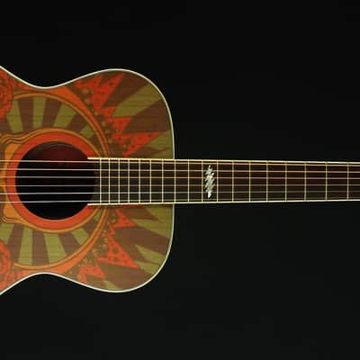 New! Alvarez Grateful Dead 50th Anniversary Montage Acoustic Guitar image 4