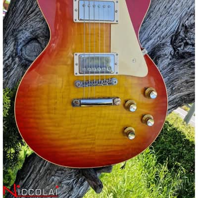 GIBSON 1960 Les Paul Standard Reissue VOS Washed Cherry Sunburst image 16