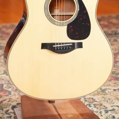 Yamaha LL16M ARE Engelmann/Mahogany Original Jumbo Acoustic Guitar w/ SRT Zero Impact Pickup #0612 image 7