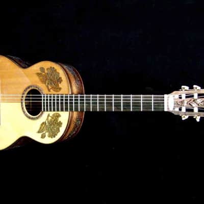 Blueberry Guitar Classical Nylon String 2023 - Hand Carved & Handmade image 2