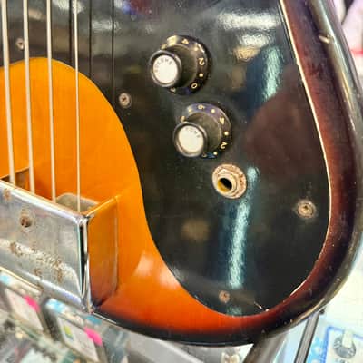 Teisco Shark Fin Bass Made In Japan, Burst Vintage '60s- Pre Owned image 6
