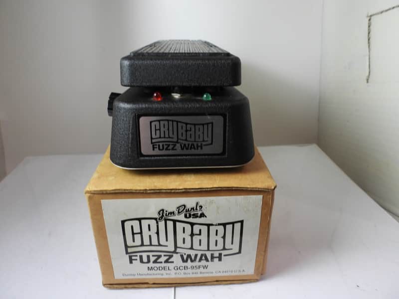 Rare Dunlop GCB-95FW CryBaby Fuzz Wah Effects Pedal Free USA Shipping image 1