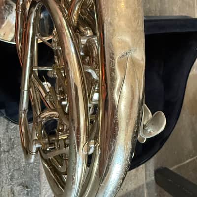C. G. Conn 8D Silver Double French horn. Made in USA image 16