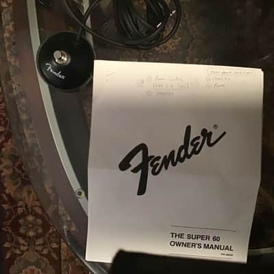 Fender Super 60 1988-1992 - Black tolex image 6