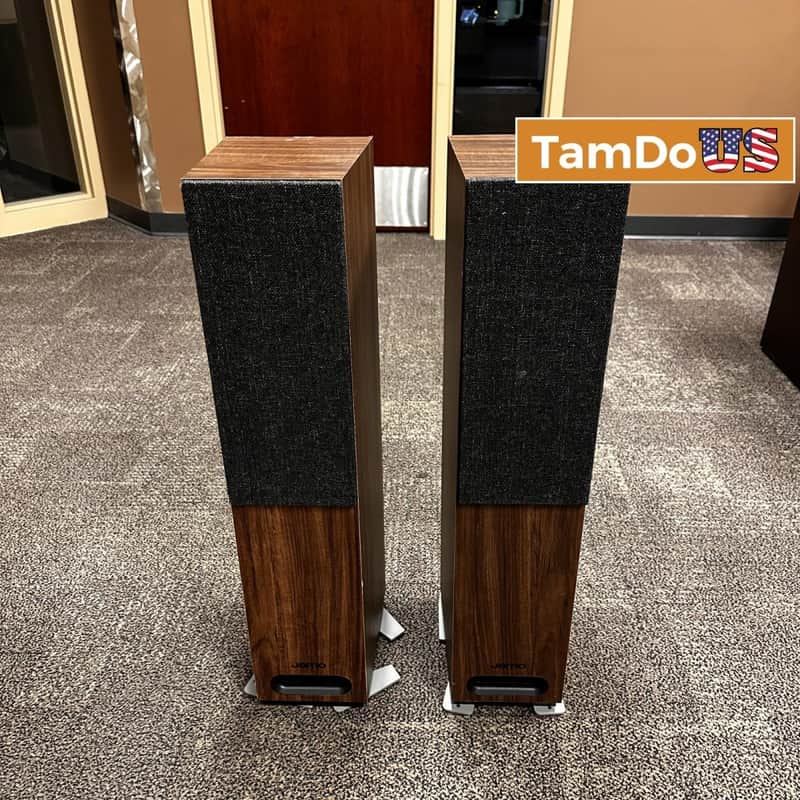 Jamo Jamo S 805 Walnut Floorstanding Speakers, Pair, 100W 8 Ohm image 1
