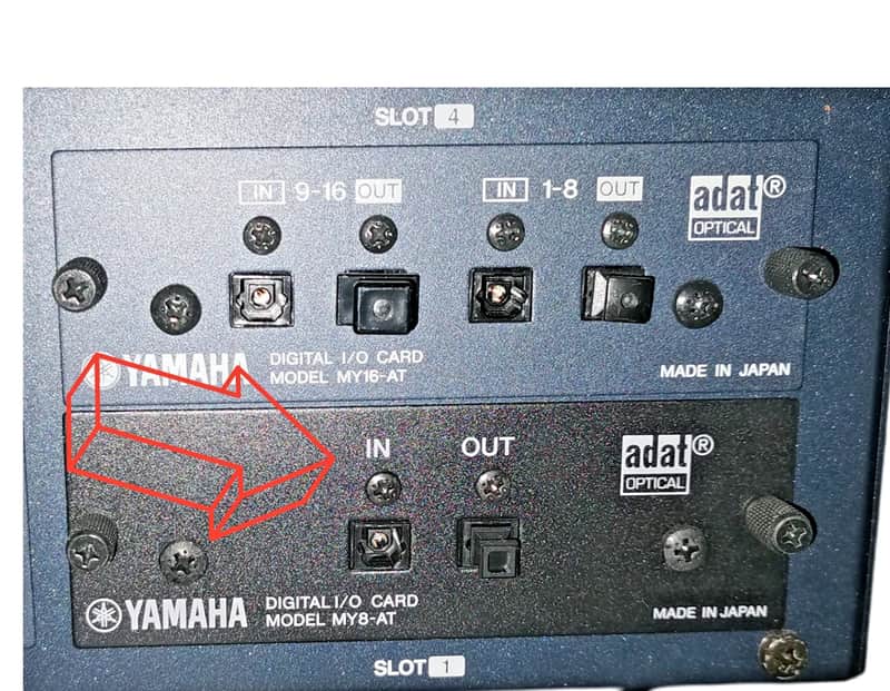 Yamaha MY8-AT 24-bit 8-Channel ADAT Optical Input/Ouput Card CG01AM9 image 1