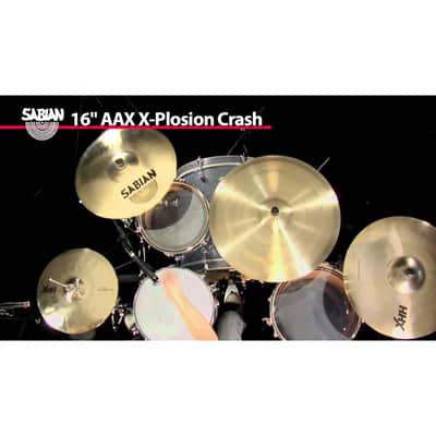 Sabian AAX X-Plosion Crash Cymbal 16" Brilliant image 2