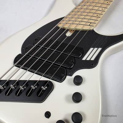 Dingwall NG3 6-String Matte Ducati White Pearl Bass w/ Bag 9.72lbs #19965B B-Stock image 10