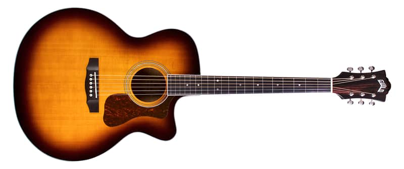 Guild F-250CE ATB Deluxe Maple, Antique Burst image 1