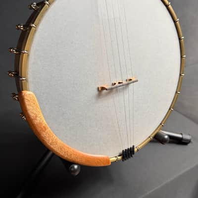 OME Alpha Open Back 5-String Banjo Natural Satin Finish w/ Gig Bag image 3