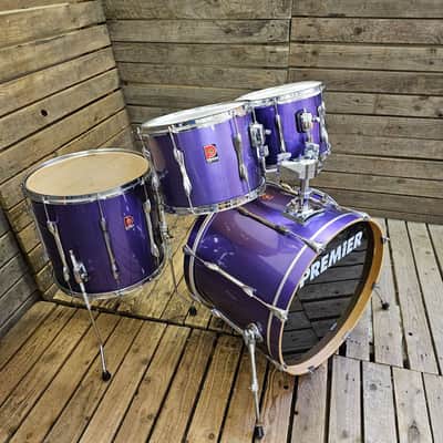 Drum Kit Premier Cabria Lacquer MK1 Purple USED! RKCAB310525 image 5