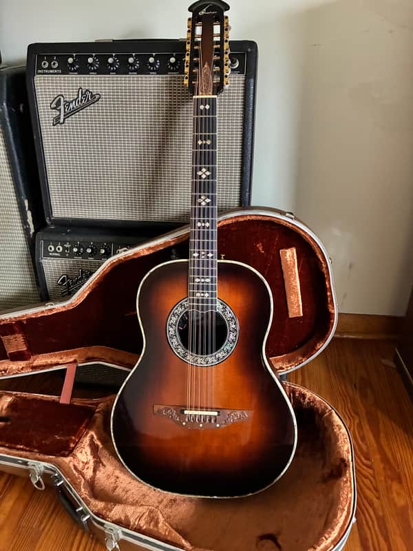 1981 Ovation 1658 Custom Legend 12-String  - Sunburst image 1