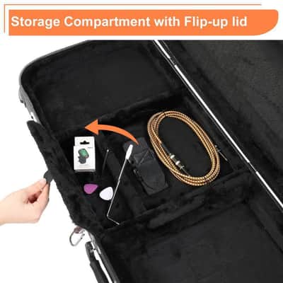Electric Guitar Square Hard Case Wooden Hard Shell Or Standard 39-Inch St/Tl/Sg image 2