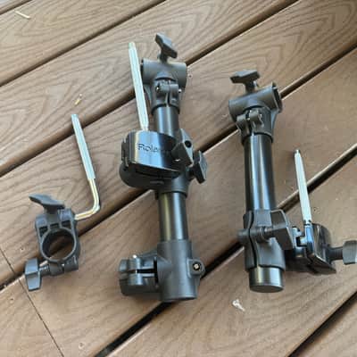 Roland V Drum Rack Clamp Arm Bar Mounts T Clamps 1.5" + snare Arms PACKAGE image 1