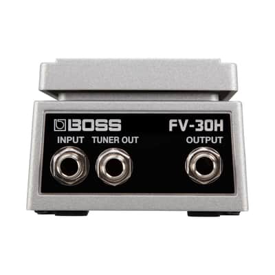 Mint Boss FV-30H Foot Volume Pedal - Hi Z Bundle with 2x Strukture 6" Right Angle Patch Cable, 12x Guitar Picks and Instrument Polishing Cloth image 3