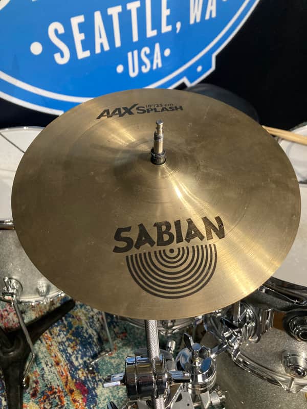 Russ McKinnon's (Barry Manilow, Tower of Power) Sabian 10" AAX Splash Cymbal 258g image 1
